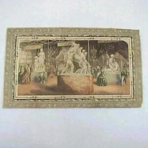 Art Print George Baxter Great Exhibition 1851 Austria Court Antique RARE